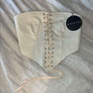 Cream Corset Belt
